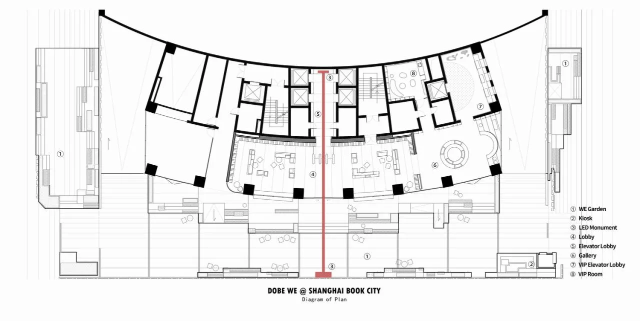 BIM Architecture | Steel Rain: Deby Shanghai Book City WE Renovation Design/Wutopia Lab