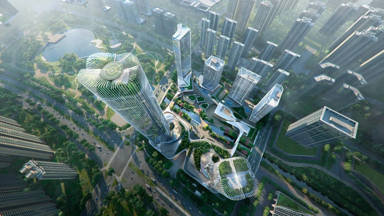 BIM Architecture | Nanjing New Humanistic Comprehensive Development Project Proposal/UNStudio