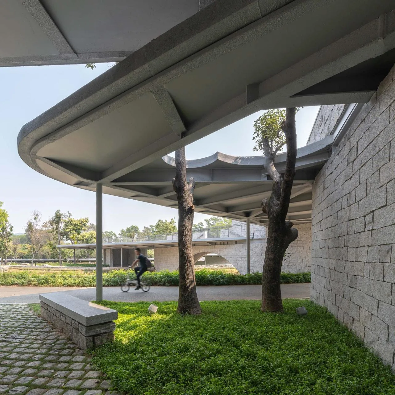 BIM Architecture | Landscape Design/Original Design Studio for the Second Level Station and Surrounding Areas of the Phase I Ring West Lihu Greenway in Nanshan District, Shenzhen