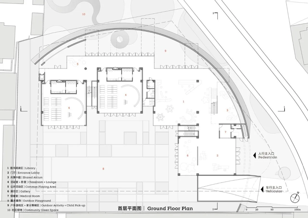 BIM Architecture | Sanliting Kindergarten: Lighting up the Spark of the Community/GOA Elephant Design+Jiangnan Management Winning Bid Proposal