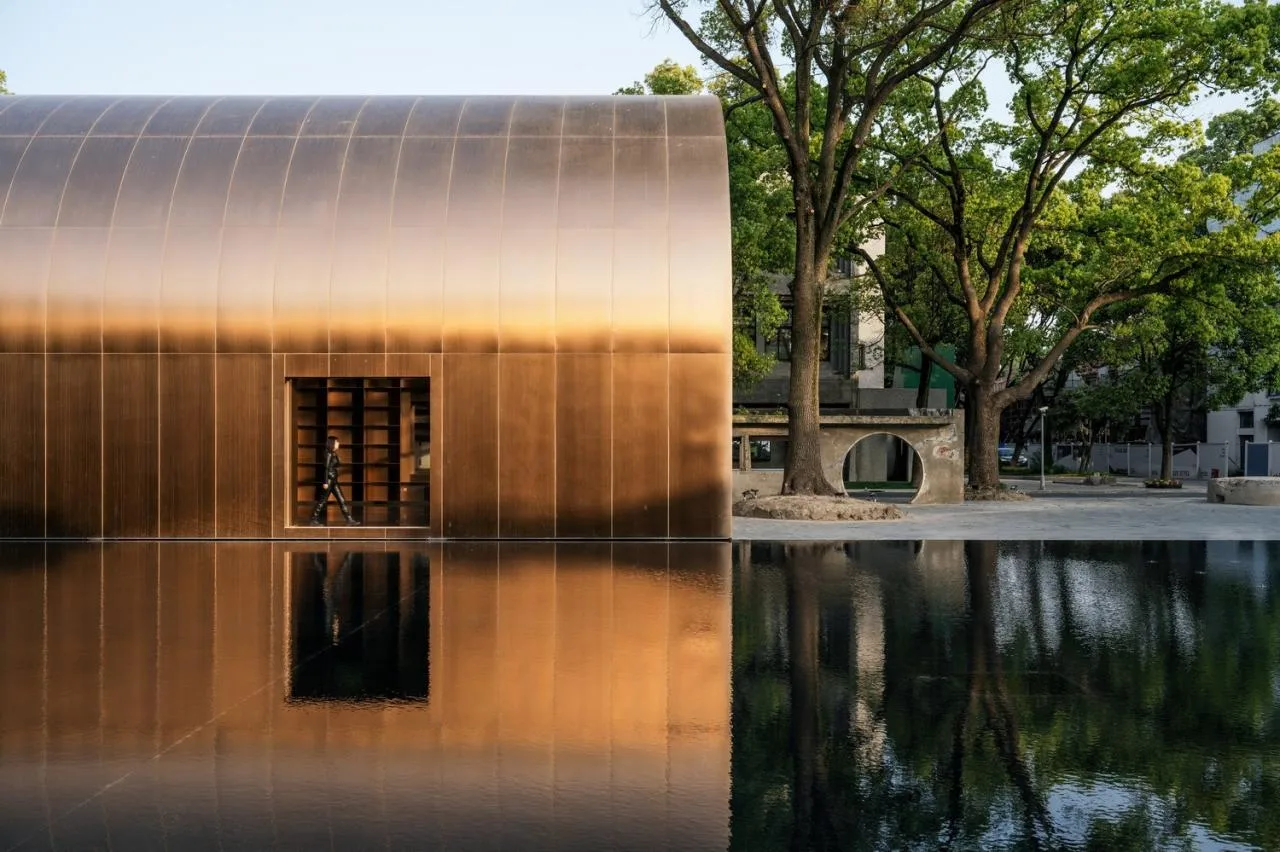 BIM Architecture | Full Metal Shell: Copper Fortress/Wutopia Lab