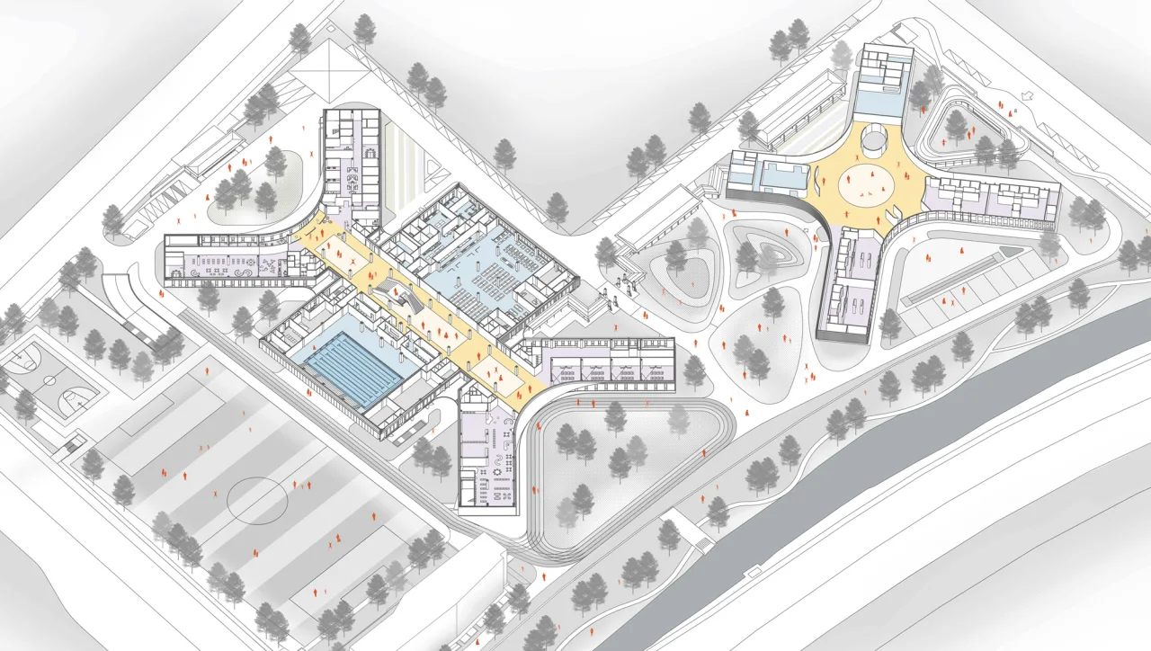 BIM Architecture | Education Hub: HIS Hangzhou International School/Zhu Peidong line+Architecture Firm gad