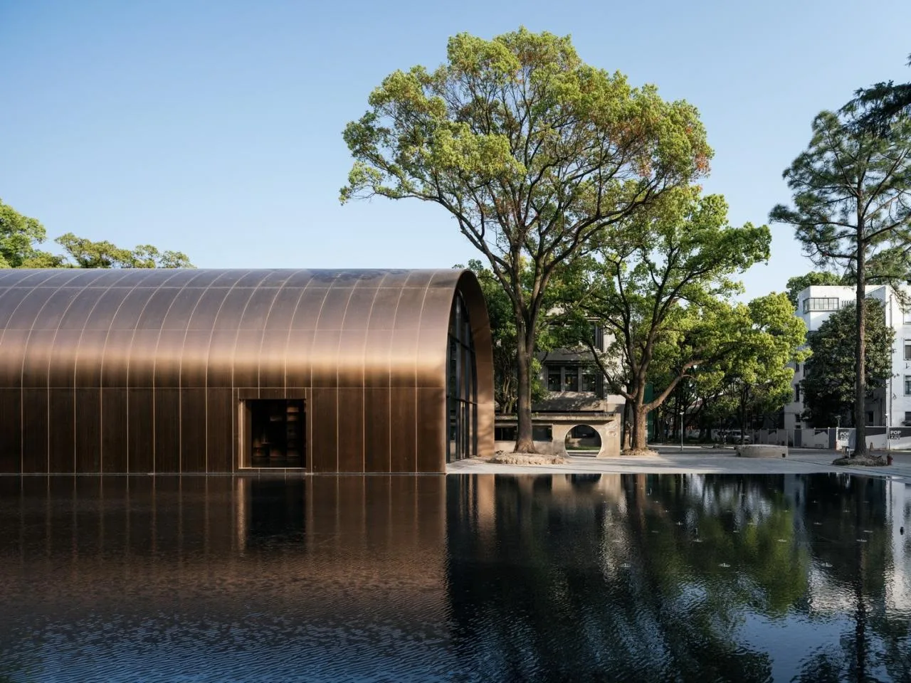BIM Architecture | Full Metal Shell: Copper Fortress/Wutopia Lab