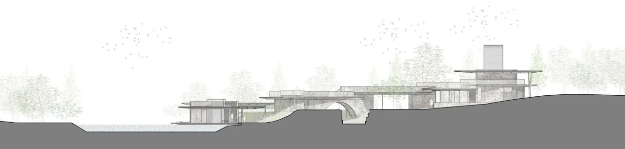 BIM Architecture | Landscape Design/Original Design Studio for the Second Level Station and Surrounding Areas of the Phase I Ring West Lihu Greenway in Nanshan District, Shenzhen