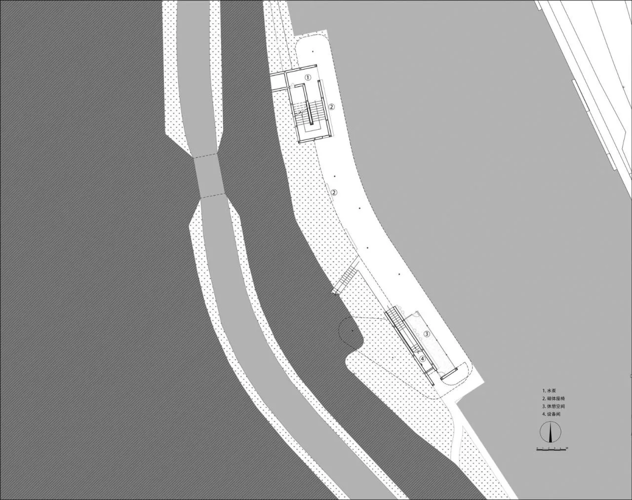 BIM Architecture | Landscape Design/Original Design Studio for the Second Level Station and Surrounding Areas of the Phase I Ring West Lihu Greenway in Nanshan District, Shenzhen
