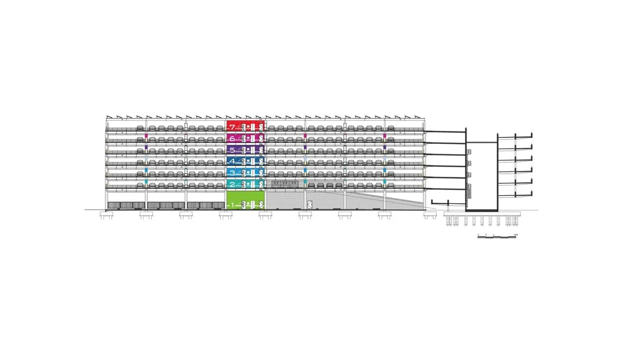 BIM Architecture | Bosch Automotive Parts Project S215 Parking Building (Phase I) in Zone 3/Zhongheng Design Group