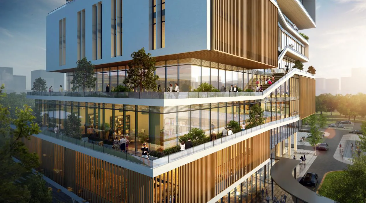 BIM Architecture | A Spiritual Fortress Standing in the Water Town New Area: Dongguan Water Town Science and Technology Innovation Phase II/Senlei International