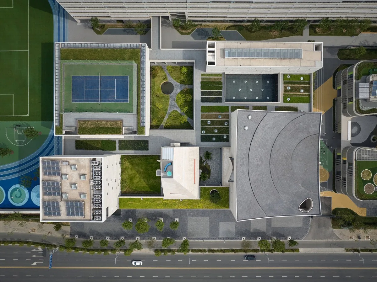 BIM Architecture | Shanfeng Academy, Suzhou Shanfeng Bilingual School Cultural and Sports Center/OPEN Architecture Firm
