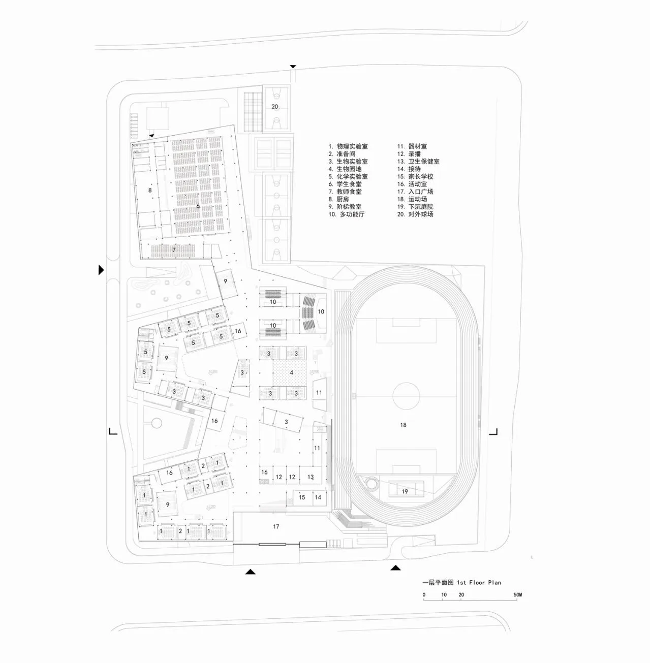 BIM Architecture | Folding Campus · Suzhou Jinyan Road High School/Jianhe Architecture