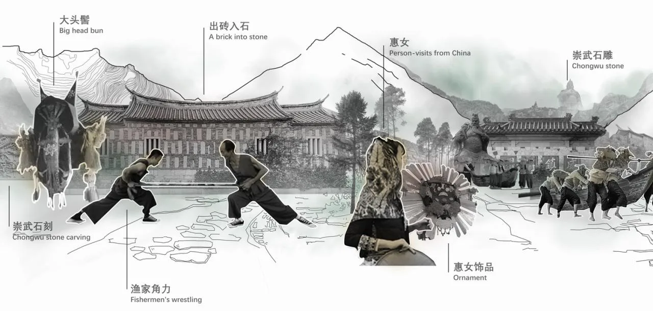 BIM Architecture | Brick and Stone Construction: Architectural Design of Chongwu Ancient Town Cultural Complex in Huian County/Non professional Architecture