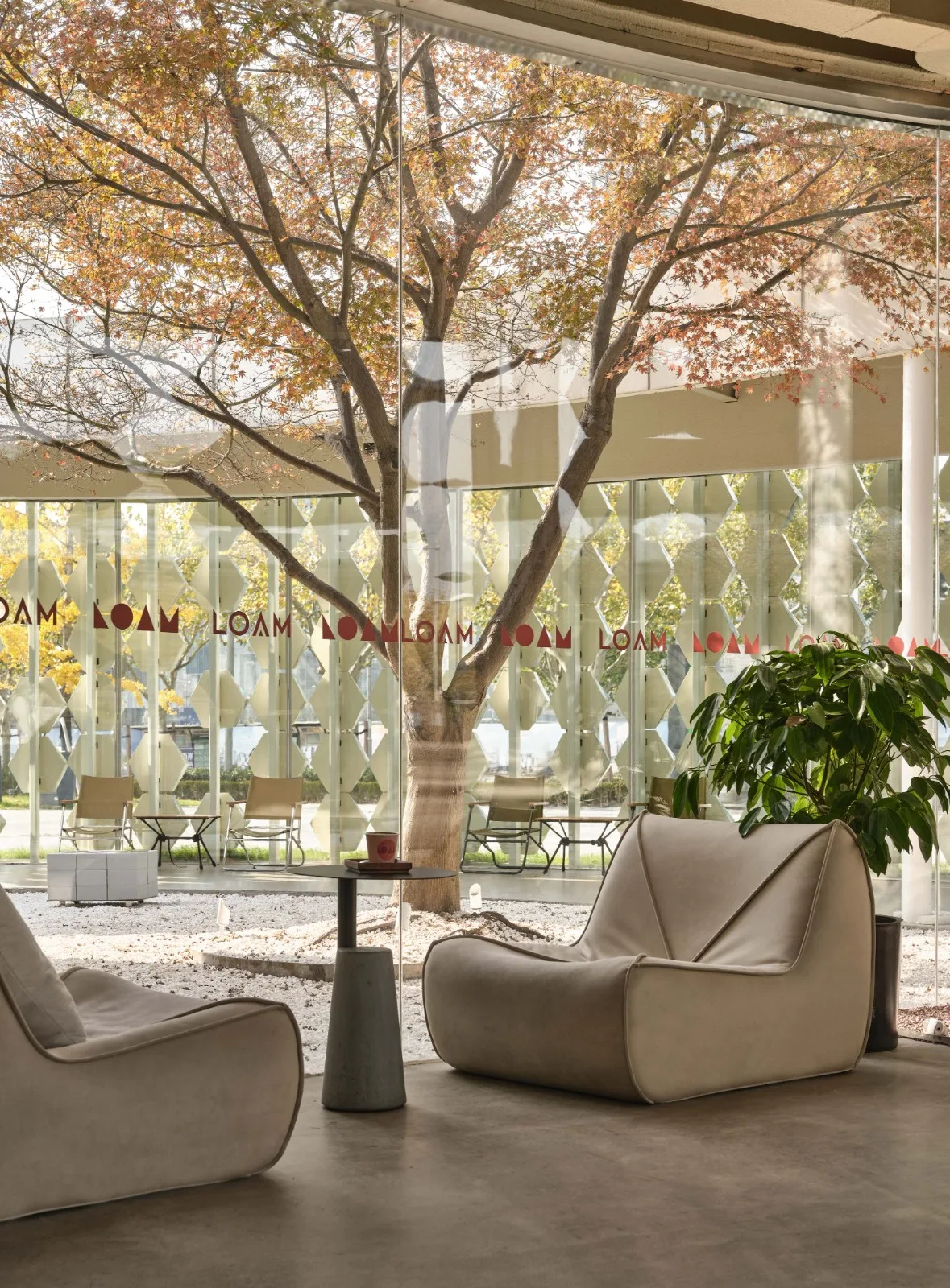 BIM Architecture | LOAM Porcelain House Coffee under the Green Maple Tree/Eight Wilderness Design