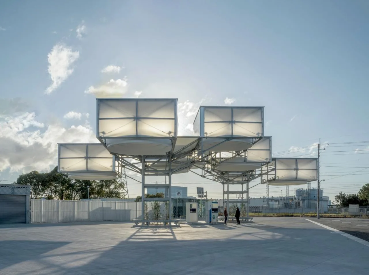 BIM Architecture | 'Hydrogen' Cloud, East Asia Synthetic Tokushima Hydrogen Station/Senxia Building Research Institute