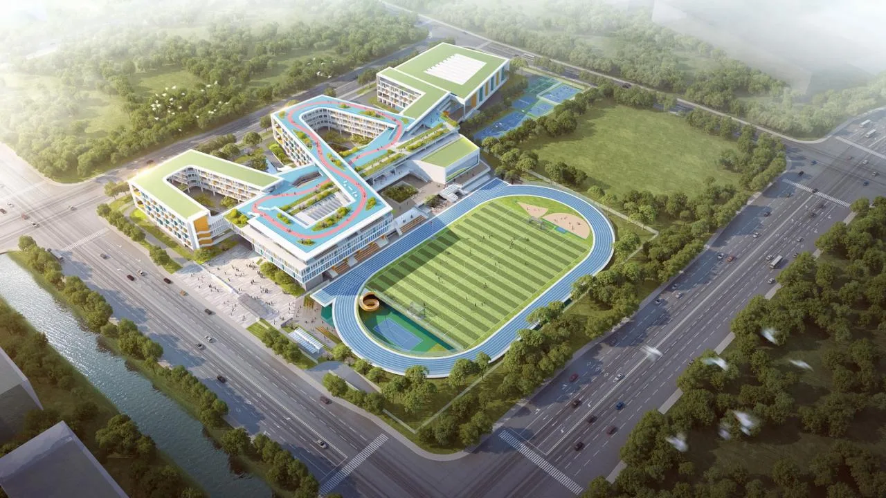 BIM Architecture | Folding Campus · Suzhou Jinyan Road High School/Jianhe Architecture