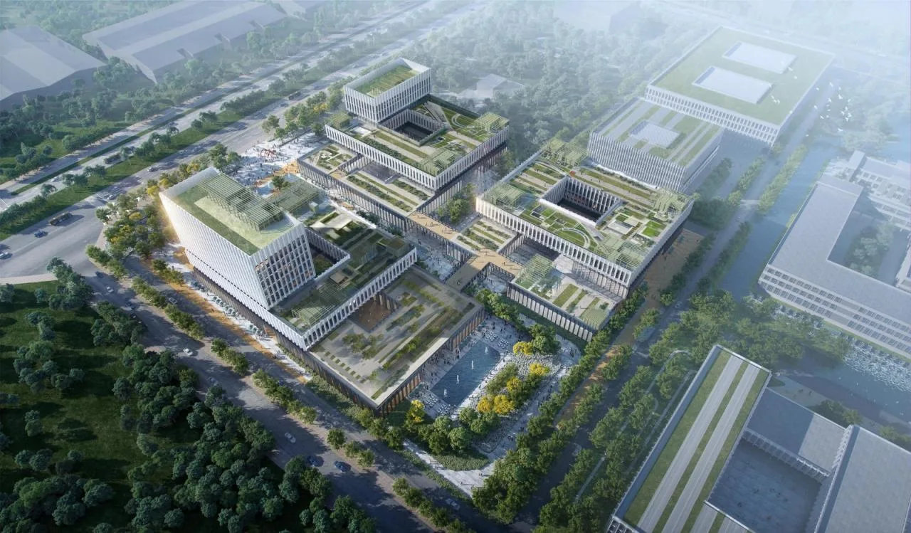 BIM Architecture | BOE (Chengdu) Innovation Center: Smart R&D Base for 'Sichuan Chongqing Characteristics' and 'Ecological Greenness'/FTA