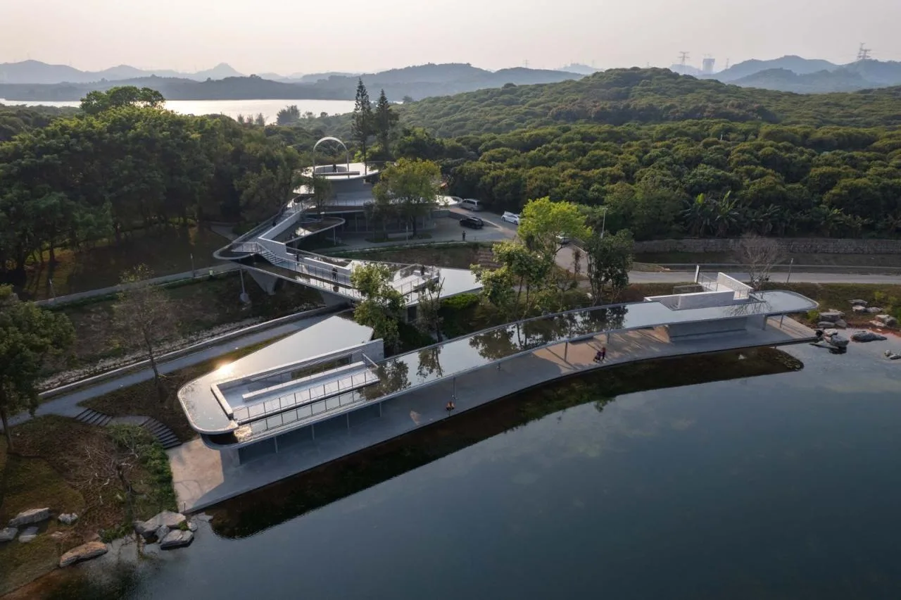BIM Architecture | Landscape Design/Original Design Studio for the Second Level Station and Surrounding Areas of the Phase I Ring West Lihu Greenway in Nanshan District, Shenzhen