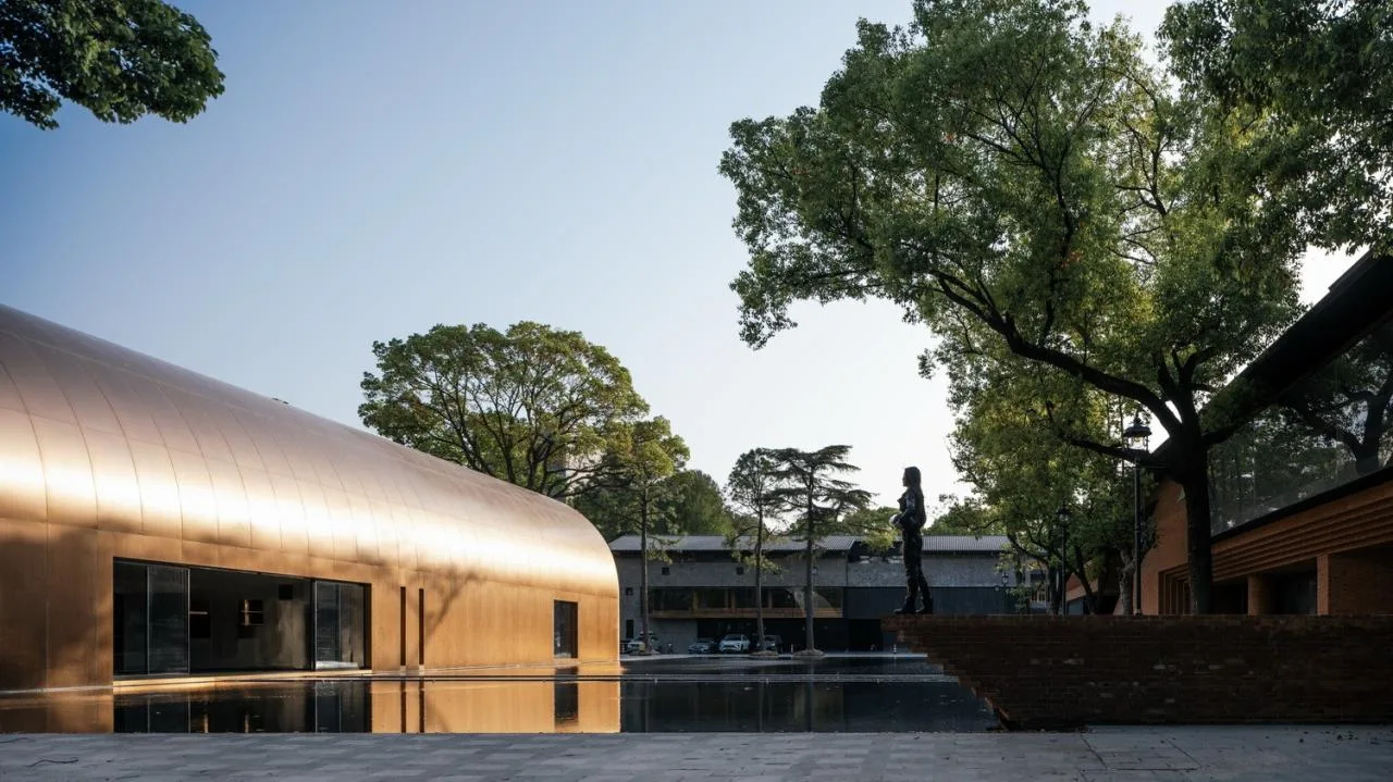 BIM Architecture | Full Metal Shell: Copper Fortress/Wutopia Lab