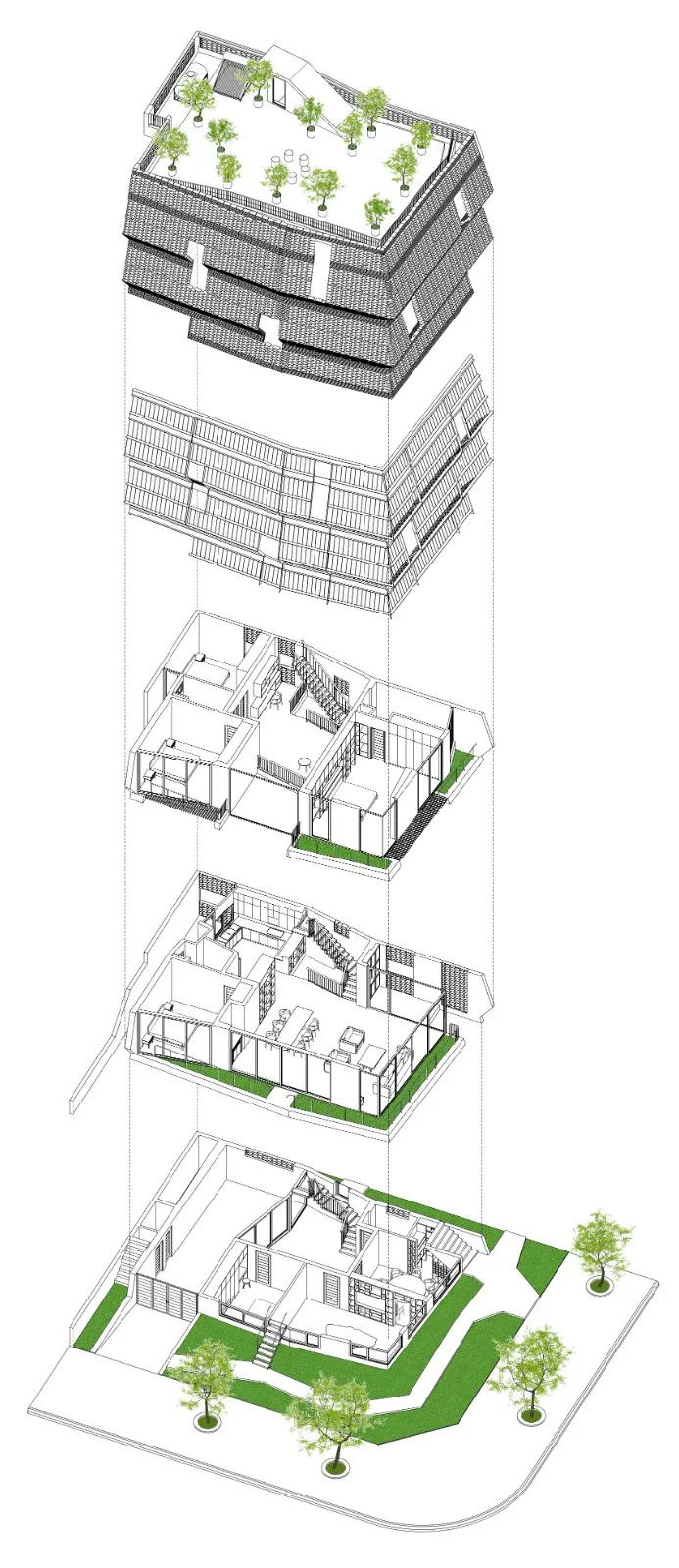 BIM architecture | tile nest/H& P Architects