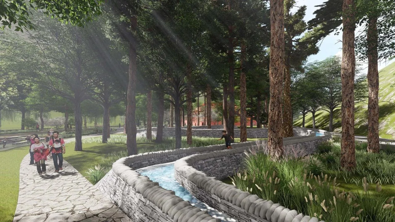 BIM Architecture | Jiuzhaigou Valley Scenic and Historic Interest Area Valley Entrance Three dimensional Tourist Service Center/Tsinghua University Architectural Design and Research Institute