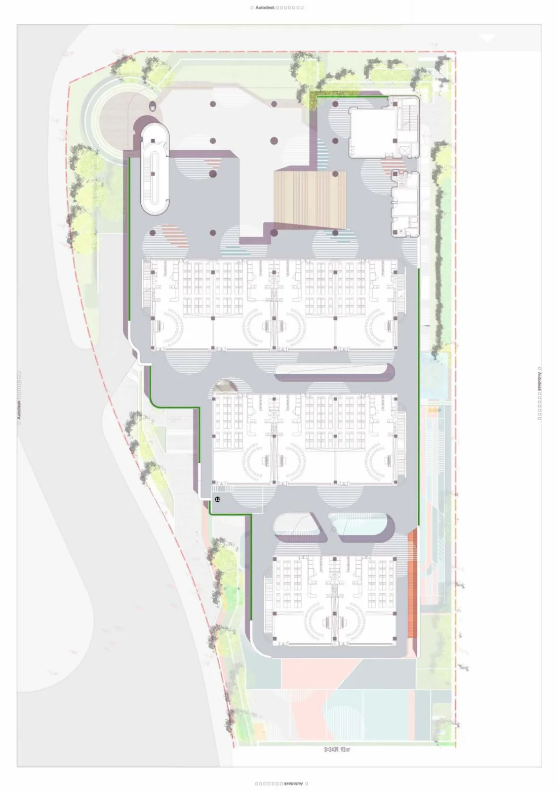 BIM Architecture | Nanshan District Education Kindergarten Shenzhen Bay Branch/Shenzhen Tianhua Architectural Design