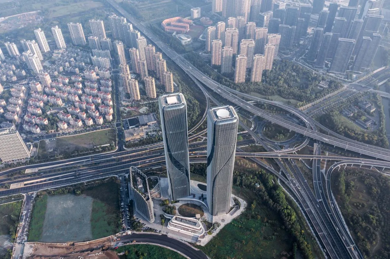 BIM Architecture | Qianjiang Tide: Hangzhou Shimao Smart Gate Super High rise Urban Complex/Jiang Ping Studio