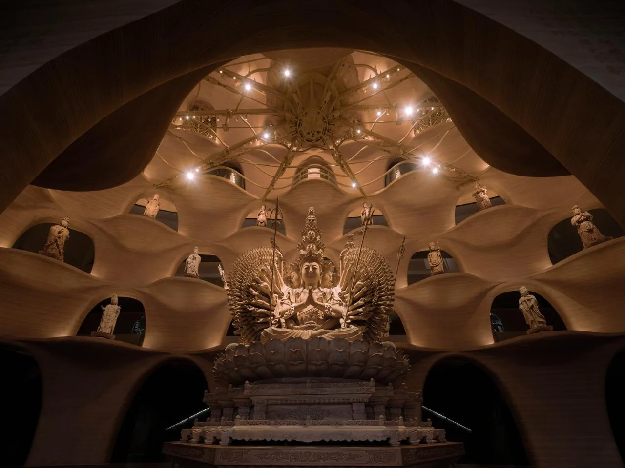 BIM Architecture | Zushan Jixin Temple · Wooden Buddha Museum/Architecture Camp Design Studio