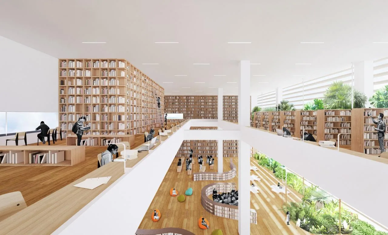 BIM Architecture | Community Source: Pingdi Street Comprehensive Cultural and Sports Center Scheme/Similar Architecture+Guangzhou Urban Planning Survey and Design Institute (GZPI)
