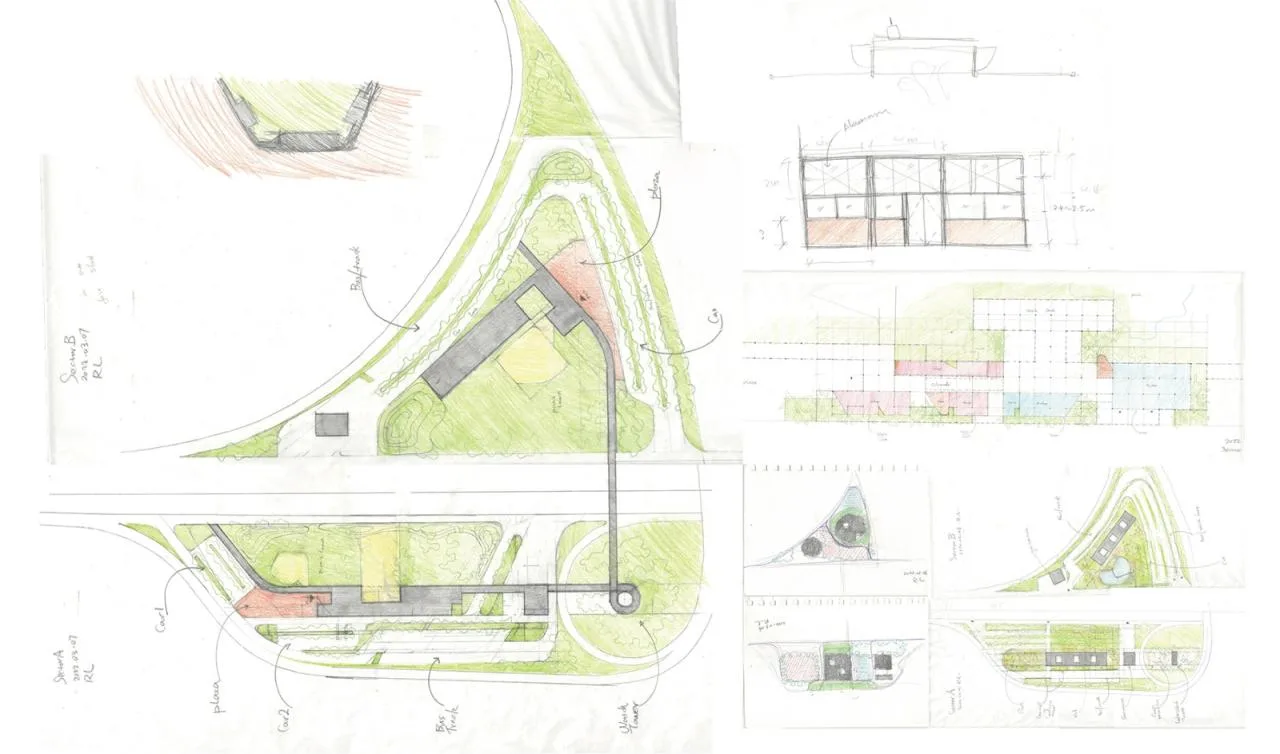BIM Architecture | Instant Park INSTANT PARK: Design Scheme for the Bridge Service Area of the Yongtaiwen Expressway Reconstruction and Expansion Project/Similar Architecture