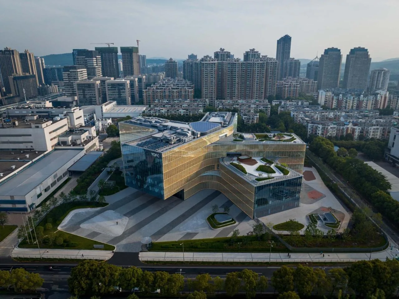 BIM Architecture | Changfei Fiber Optic Industry Building/Gensler