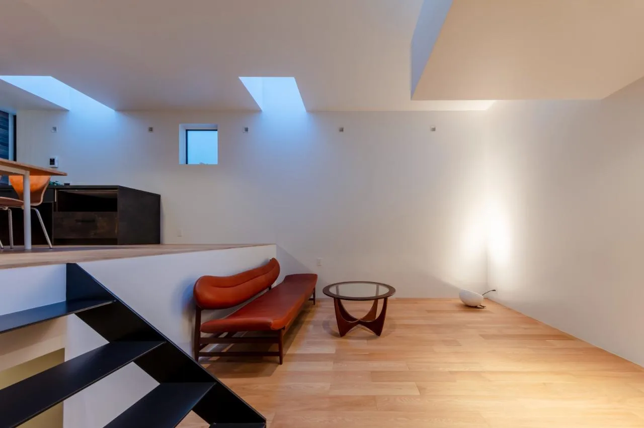 BIM architecture | staggered cantilever structure, Shimouma residential/I.R.A