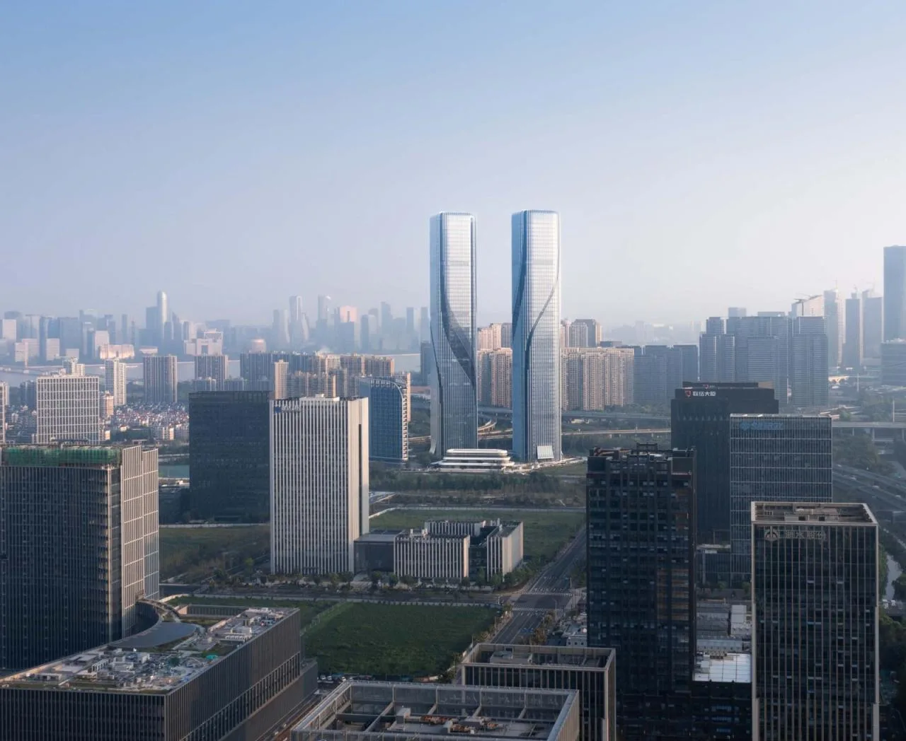 BIM Architecture | Qianjiang Tide: Hangzhou Shimao Smart Gate Super High rise Urban Complex/Jiang Ping Studio