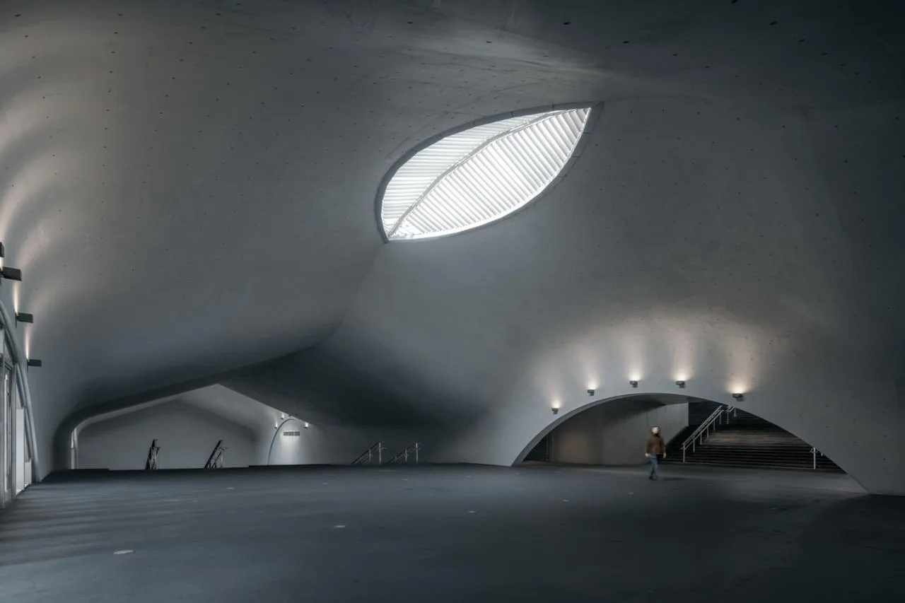 BIM Architecture | The largest underground structure made of plain concrete in Northeast China: Concrete Hall/Wutopia Lab