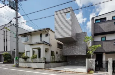 BIM Architecture: Designing the Staggered Cantilever Shimouma Residence by I.R.A-BIM WORLD