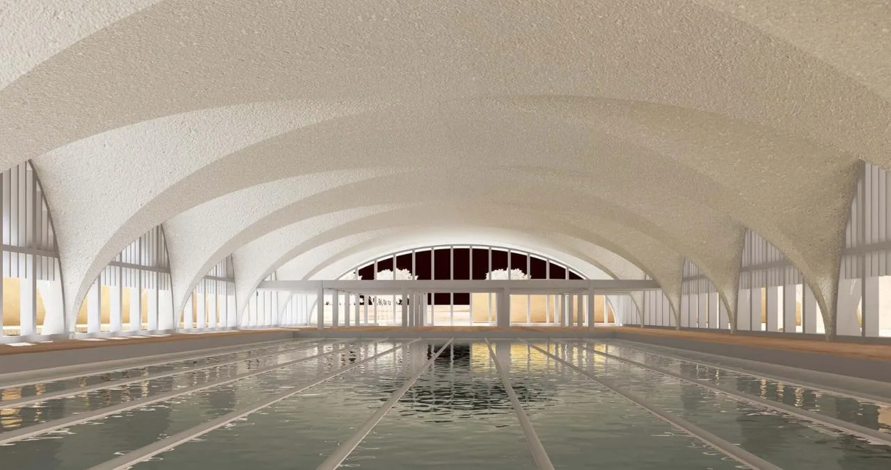 BIM Architecture | Southeast University Swimming Pool/Zhou Qi Studio