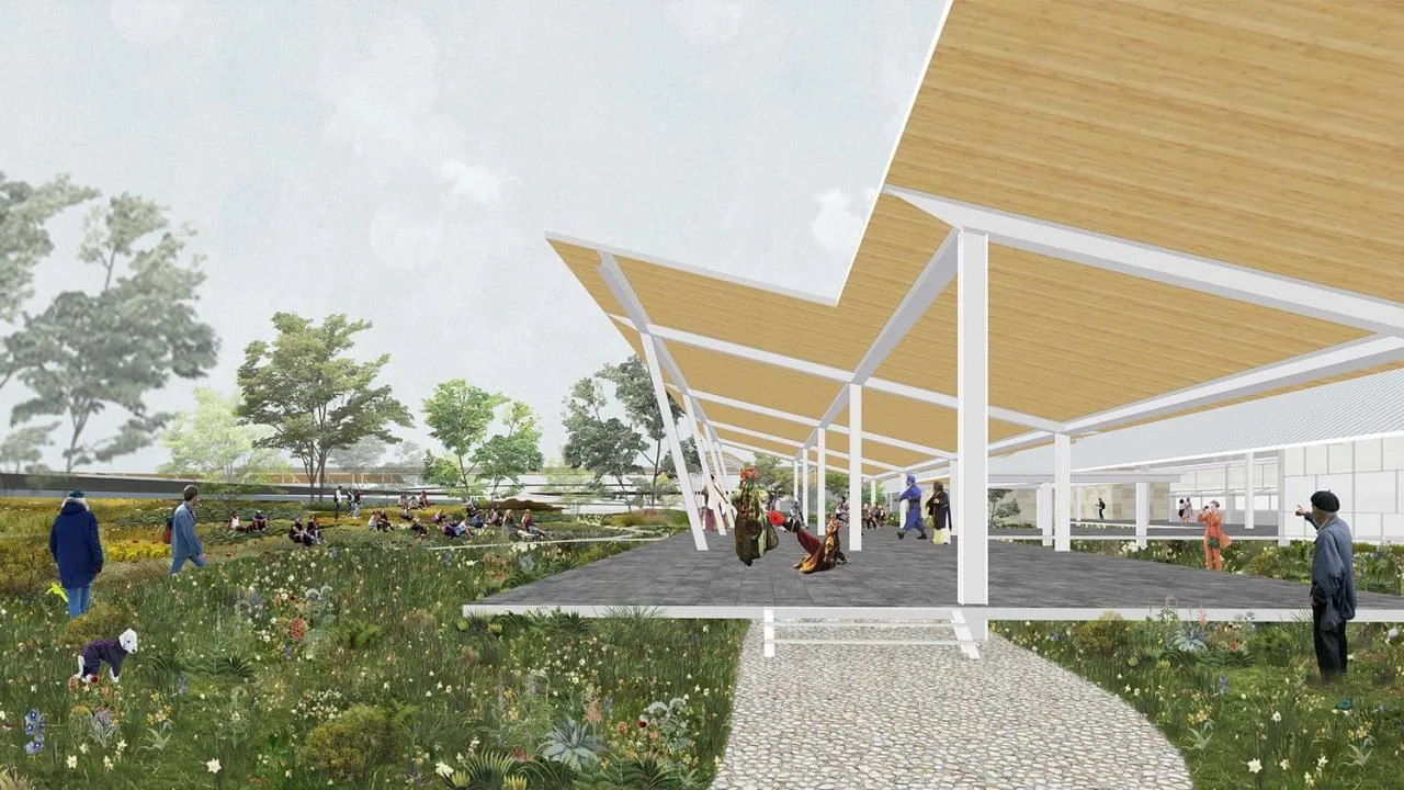 BIM Architecture | Instant Park INSTANT PARK: Design Scheme for the Bridge Service Area of the Yongtaiwen Expressway Reconstruction and Expansion Project/Similar Architecture