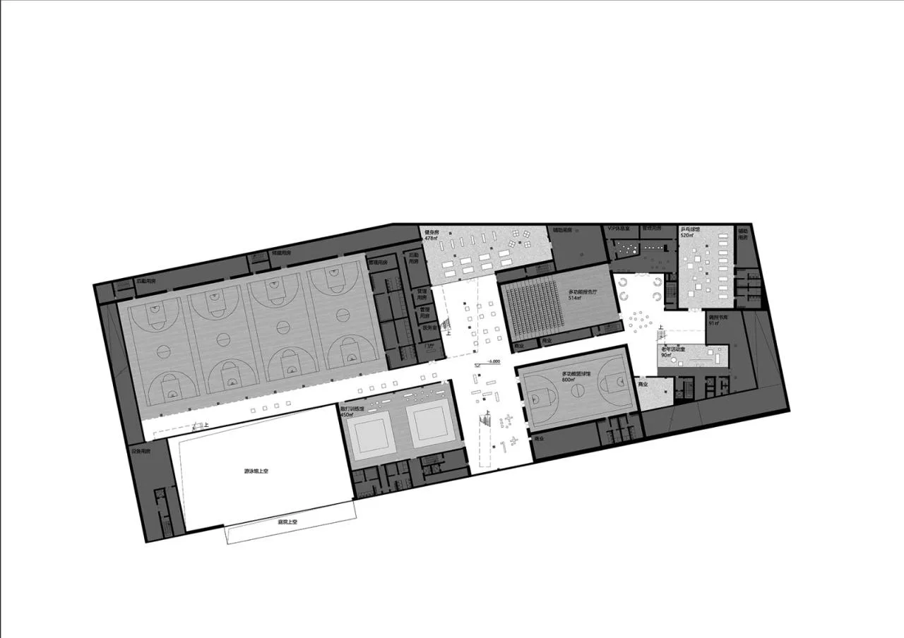 BIM Architecture | Community Source: Pingdi Street Comprehensive Cultural and Sports Center Scheme/Similar Architecture+Guangzhou Urban Planning Survey and Design Institute (GZPI)