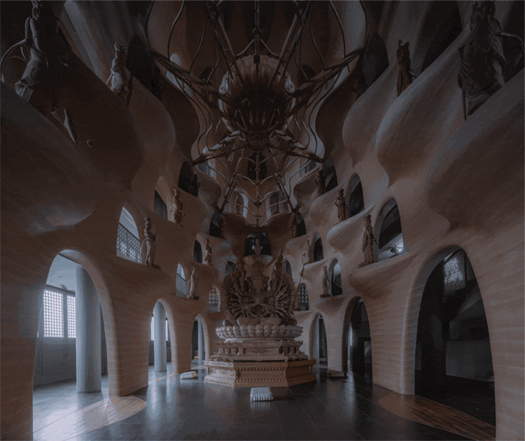 BIM Architecture | Zushan Jixin Temple · Wooden Buddha Museum/Architecture Camp Design Studio