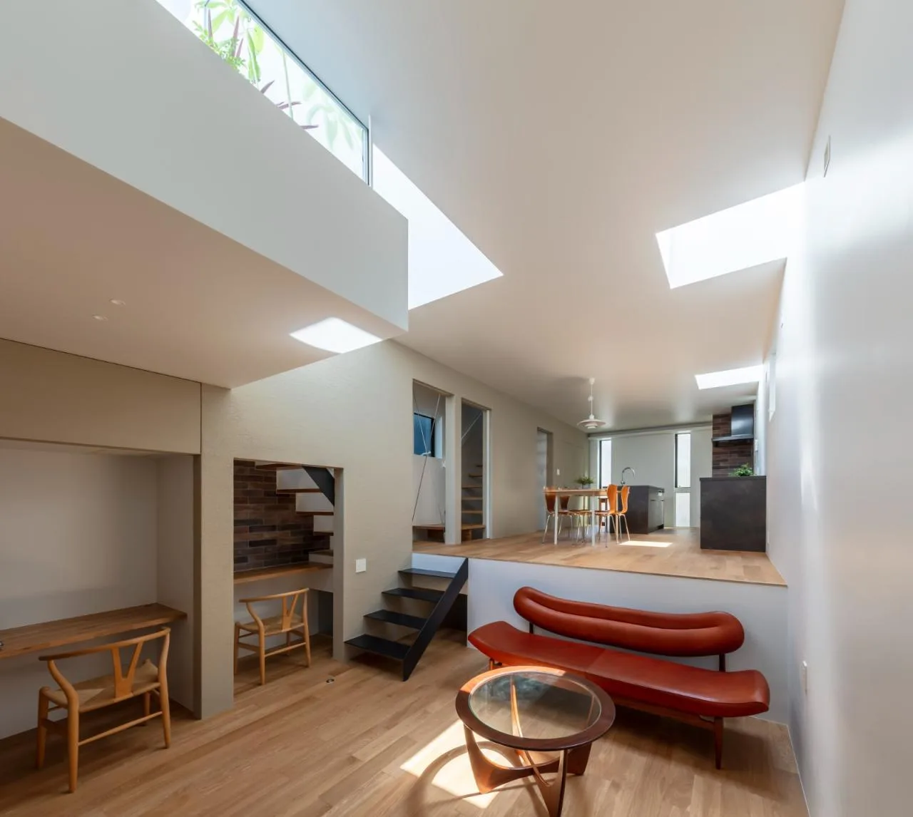 BIM architecture | staggered cantilever structure, Shimouma residential/I.R.A