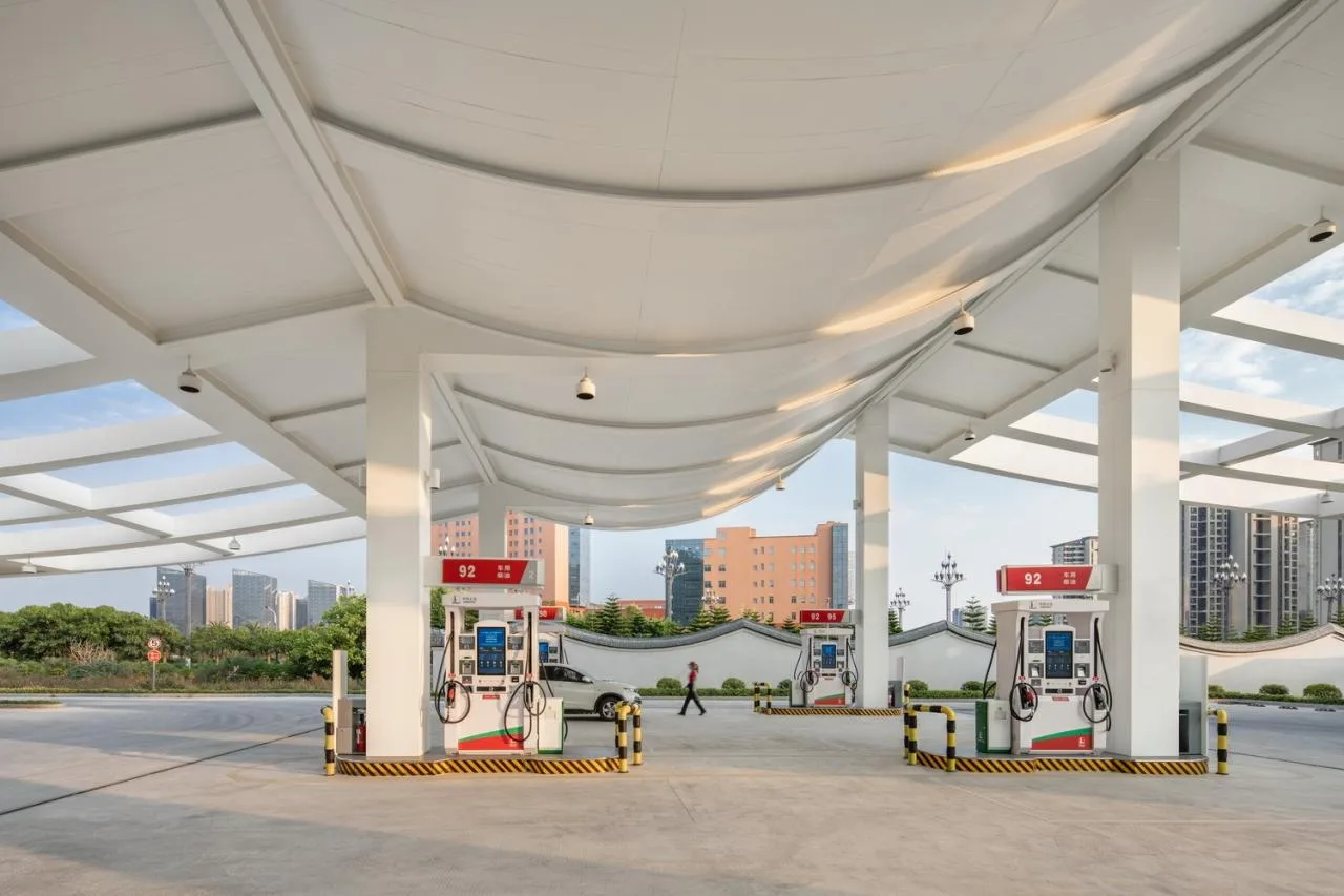 BIM Architecture | Pingtan Liqun Youlian Gas Station/Outdoor Architecture Studio