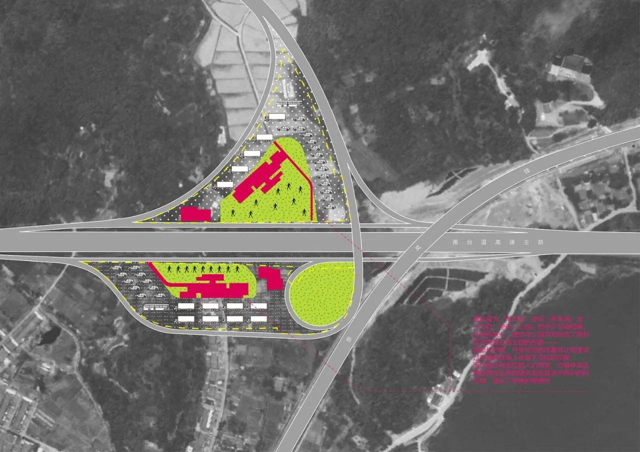BIM Architecture | Instant Park INSTANT PARK: Design Scheme for the Bridge Service Area of the Yongtaiwen Expressway Reconstruction and Expansion Project/Similar Architecture