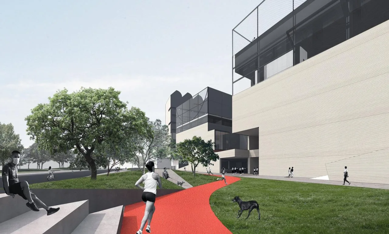 BIM Architecture | Community Source: Pingdi Street Comprehensive Cultural and Sports Center Scheme/Similar Architecture+Guangzhou Urban Planning Survey and Design Institute (GZPI)