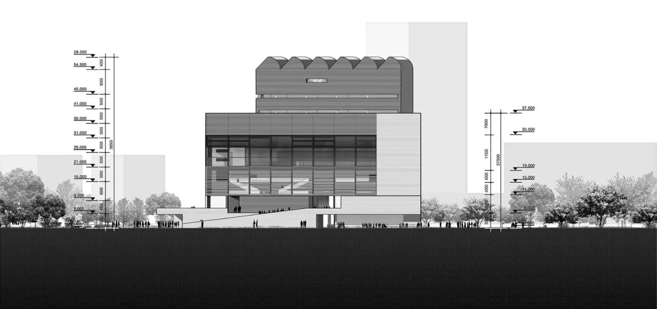 BIM Architecture | Community Source: Pingdi Street Comprehensive Cultural and Sports Center Scheme/Similar Architecture+Guangzhou Urban Planning Survey and Design Institute (GZPI)