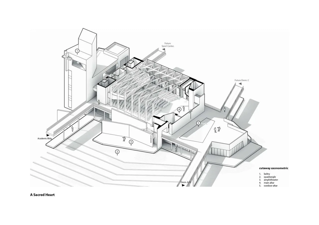 BIM Architecture | Church at Bade Campus of China Gospel Theological Research Institute/Pan Ji Joint Architectural Firm