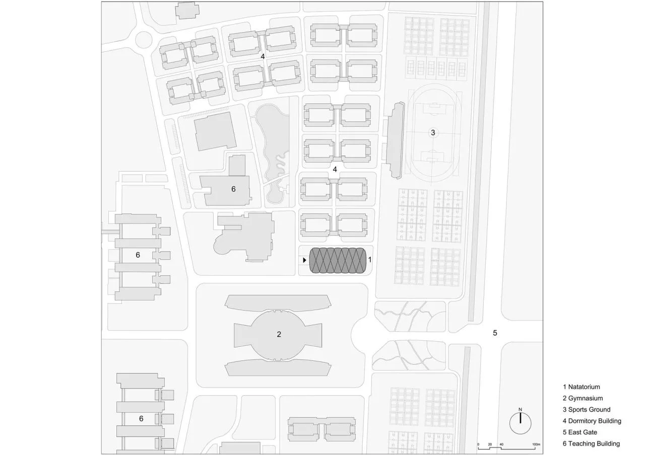 BIM Architecture | Southeast University Swimming Pool/Zhou Qi Studio