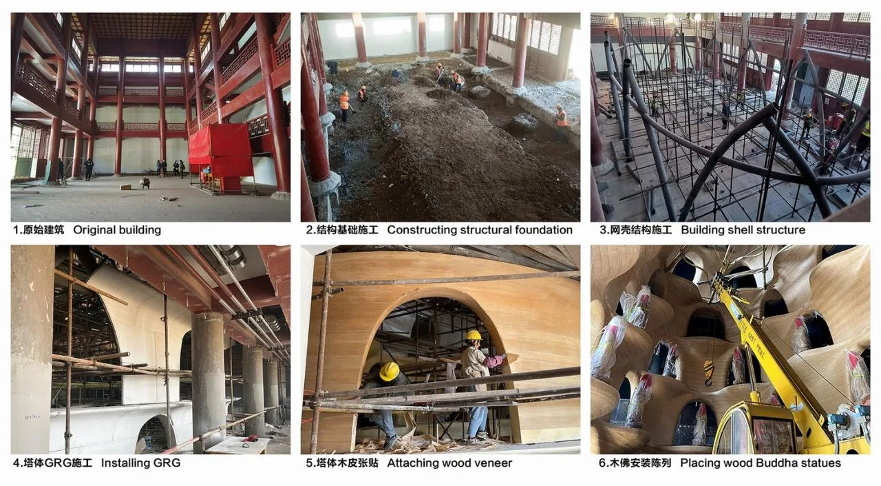BIM Architecture | Zushan Jixin Temple · Wooden Buddha Museum/Architecture Camp Design Studio