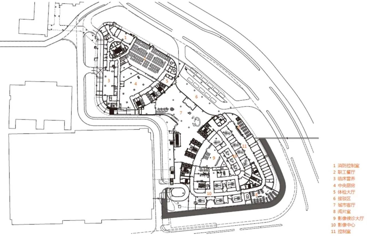 BIM Architecture | Emergency Comprehensive Building of Shandong University Qilu Hospital/Meng Jianmin Team