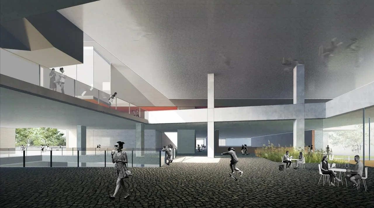 BIM Architecture | Community Source: Pingdi Street Comprehensive Cultural and Sports Center Scheme/Similar Architecture+Guangzhou Urban Planning Survey and Design Institute (GZPI)