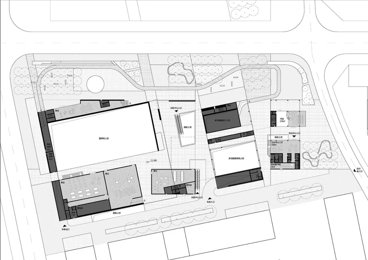 BIM Architecture | Community Source: Pingdi Street Comprehensive Cultural and Sports Center Scheme/Similar Architecture+Guangzhou Urban Planning Survey and Design Institute (GZPI)