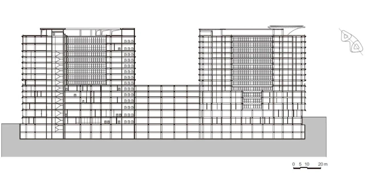 BIM Architecture | Emergency Comprehensive Building of Shandong University Qilu Hospital/Meng Jianmin Team