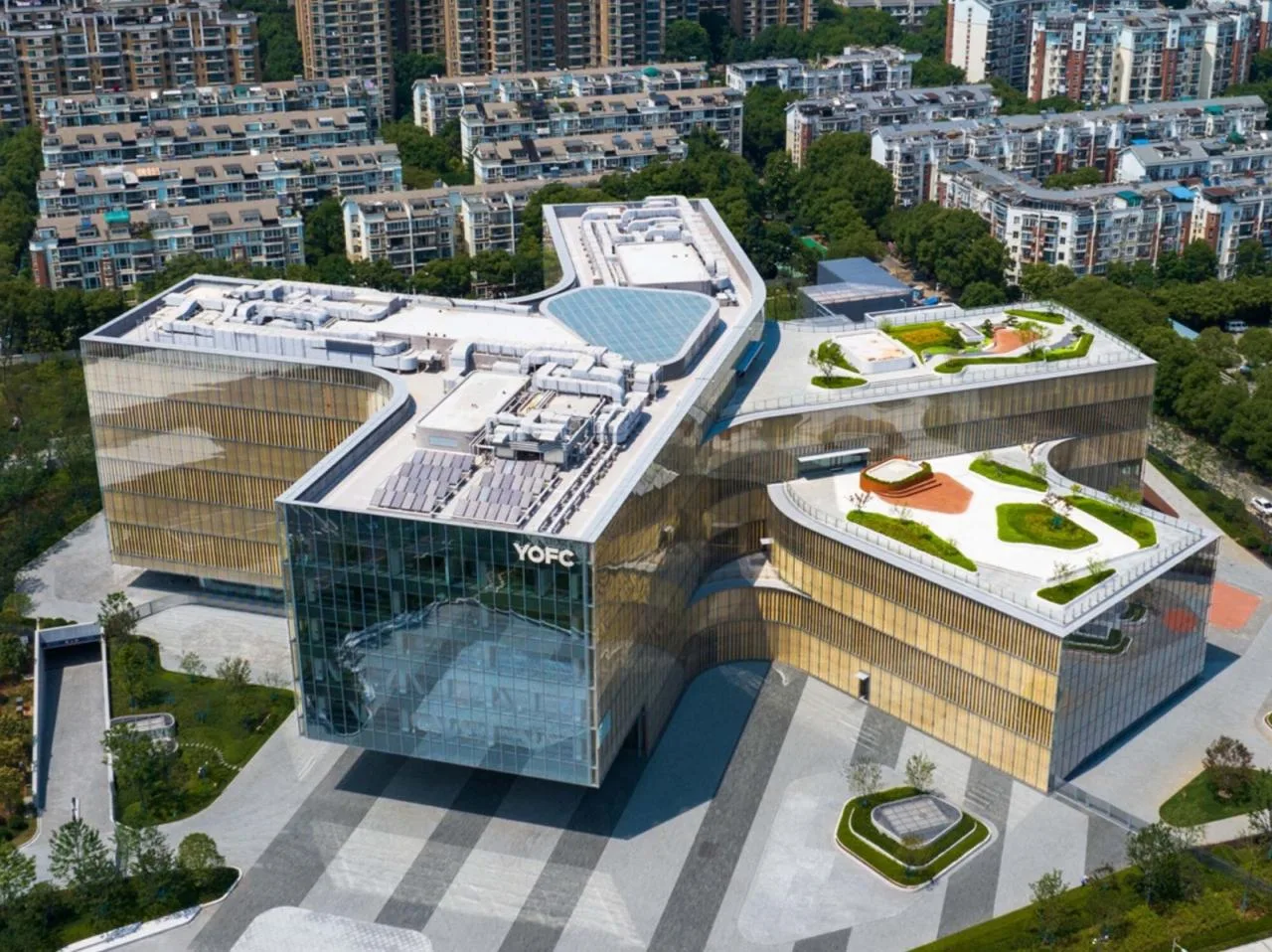 BIM Architecture | Changfei Fiber Optic Industry Building/Gensler