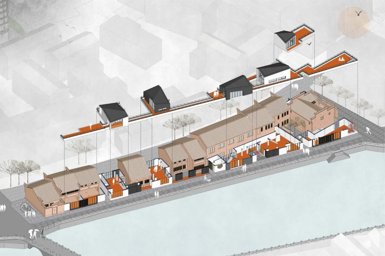 BIM Architecture | Renovation and Transformation of Jingde Water Street/Unform Buildings